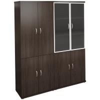 Эталон КЭ92 (Дуб венге) Шкаф высокий