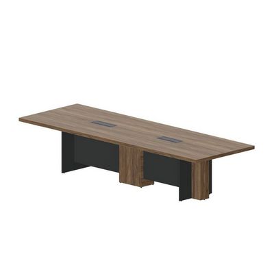 Faber FAMS360 WNAN (Орех/Антрацит) Стол для переговоров с металлическим аутлетом