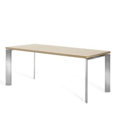 Fermo Metal FE200CH (Дуб светлый/Хром) Стол руководителя