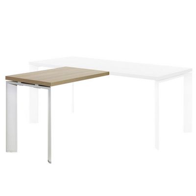 Fermo Metal FEE100 (Дуб светлый/Черный) Приставка к столу