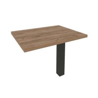 First KB-4 (Дуб табак/Антрацит) Брифинг-приставка для прямоугольного стола (опора LT-710 в комплекте)