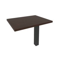 First KB-4 (Венге/Антрацит) Брифинг-приставка для прямоугольного стола (опора LT-710 в комплекте)