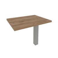 First KB-4 (Дуб табак/Серый) Брифинг-приставка для прямоугольного стола (опора LT-710 в комплекте)