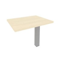 First KB-4 (Клен/Серый) Брифинг-приставка для прямоугольного стола (опора LT-710 в комплекте)