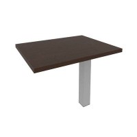 First KB-4 (Венге/Серый) Брифинг-приставка для прямоугольного стола (опора LT-710 в комплекте)