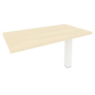 First KB-5 (Клен/Белый) Брифинг-приставка для прямоугольного стола (опора LT-710 в комплекте)