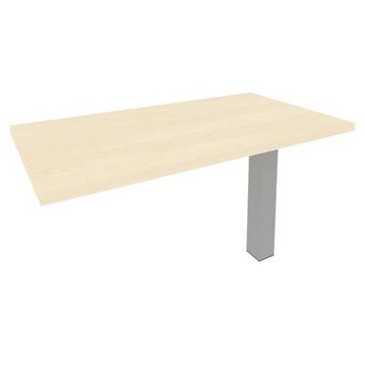 First KB-5 (Клен/Серый) Брифинг-приставка для прямоугольного стола (опора LT-710 в комплекте)