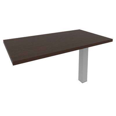 First KB-5 (Венге/Серый) Брифинг-приставка для прямоугольного стола (опора LT-710 в комплекте)