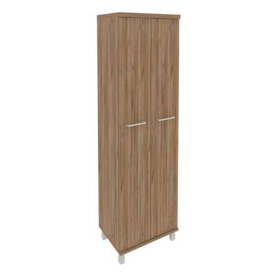 First KG-1 (Дуб табак) Гардероб (верхняя полка, выдвижная вешалка)