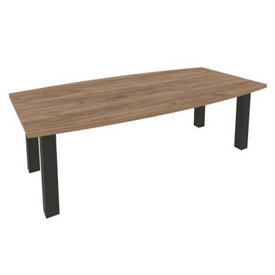 First KPRG-1 (Дуб табак/Антрацит) Стол переговорный (цена указана с опорами)