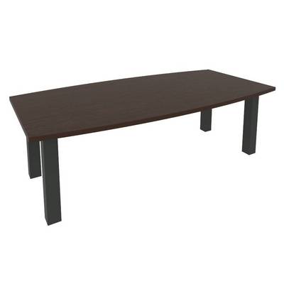 First KPRG-1 (Венге/Антрацит) Стол переговорный (цена указана с опорами)