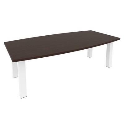 First KPRG-1 (Венге/Белый) Стол переговорный (цена указана с опорами)