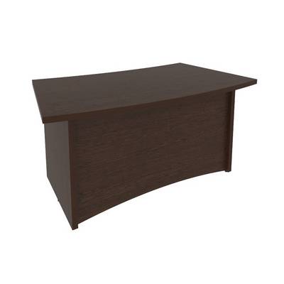 First KSR-1 (Венге) Стол руководителя криволинейный