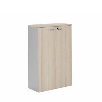 Flash FLS322 (Дуб) Шкаф средний,с деревянными дверями