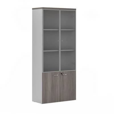 Flash FLS331 (Лиственница) Шкаф комбинированный
алюм.