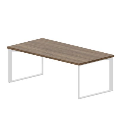 Fortum FT2010 WNBL (Орех/Белый) Стол руководителя