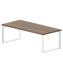 Fortum FT2210 WNBL (Орех/Белый) Стол руководителя