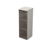 Gloss Line 9НП.017.3 (Ivory) Пенал средний со стеклом