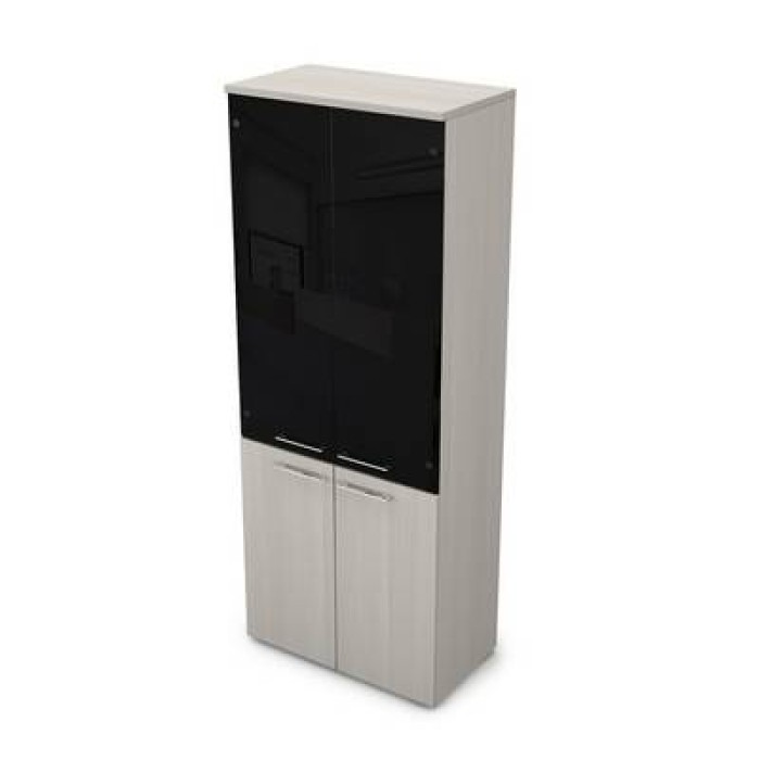 9НШ.005.22 (Ivory) Шкаф высокий со стеклом