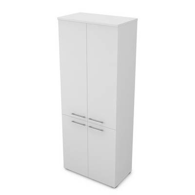 Gloss Line 9НШ.005.5 (Белый премиум) Шкаф высокий