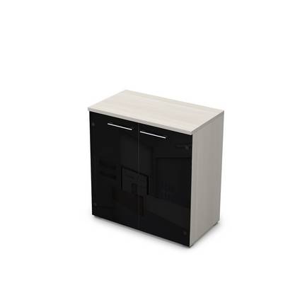 Gloss Line 9НШ.023.4 (Ivory) Шкаф низкий со стеклом