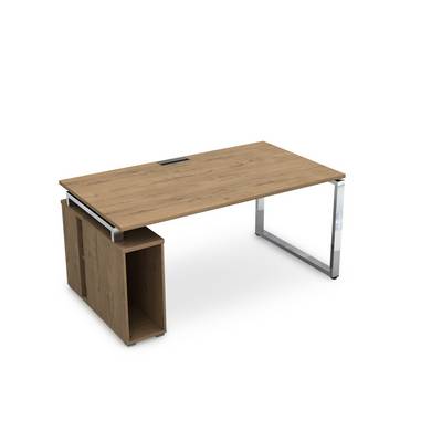 Gloss Line НССБ-О.994 (Teakwood) Стол с тумбой под системный блок