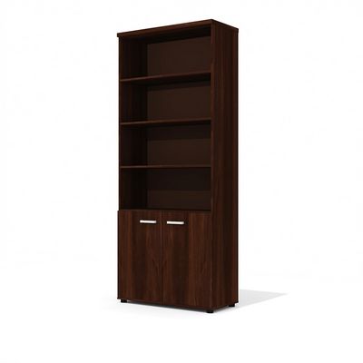 Grand Gr-62+Gr-7.1х2 (Орех темный) Шкаф средний, полузакрытый