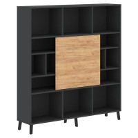 Jay JHC 1840 (Дуб бофорд/Антрацит) Шкаф со слайд-дверью