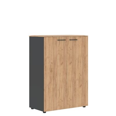 Jay JMC 85.1 (Дуб бофорд/Антрацит) Шкаф широкий средний