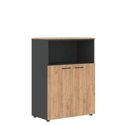 Jay JMC 85.3 (Дуб бофорд/Антрацит) Шкаф широкий средний