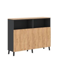 Jay JMGR 1745 (Дуб бофорд/Антрацит) Греденция