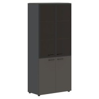 Jay JHC 85.7 (Орех мокко/Антрацит) Шкаф широкий высокий