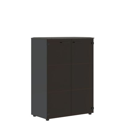 Jay JMC 85.2 (Орех мокко/Антрацит) Шкаф широкий средний