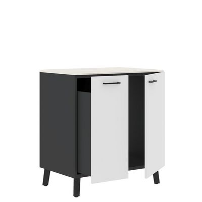 Jay JGR 8655 (Ясень снежный/Антрацит) Тумба приставная