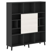 Jay JHC 1840 (Ясень снежный/Антрацит) Шкаф со слайд-дверью