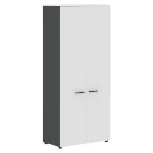 JHC 85.1 (Ясень белый/Антрацит) Шкаф широкий высокий
