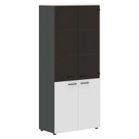 Jay JHC 85.2 (Ясень снежный/Антрацит) Шкаф широкий высокий