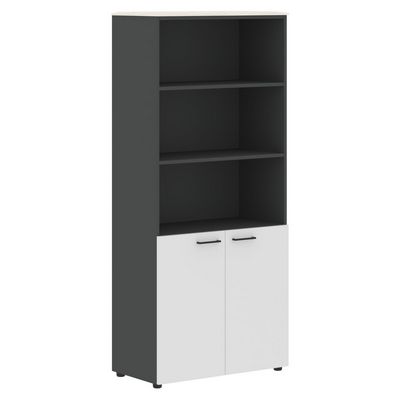 Jay JHC 85.5 (Ясень снежный/Антрацит) Шкаф широкий высокий