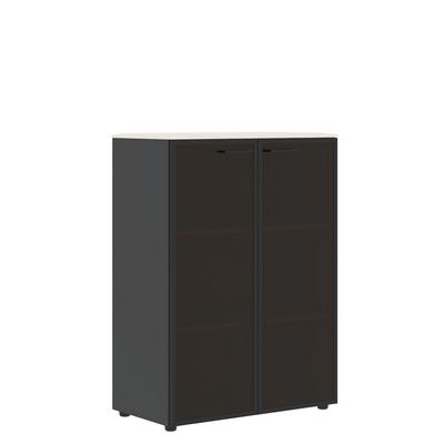 Jay JMC 85.7 (Ясень снежный/Антрацит) Шкаф широкий средний