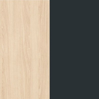 Line СФ-571202.1 (Дуб светлый/Антрацит) Стол руководителя, левый