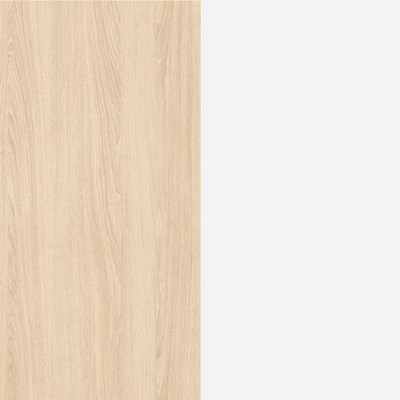 Line СФ-571202.1 (Дуб светлый/Белый) Стол руководителя, левый