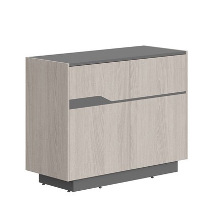 Line СФ-572101 (Дуб серый/Антрацит) Тумба