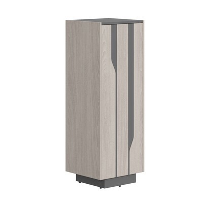 Line СФ-574201 (Дуб серый/Антрацит) Шкаф средний