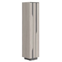 Line СФ-574203 (Дуб серый/Антрацит) Шкаф высокий