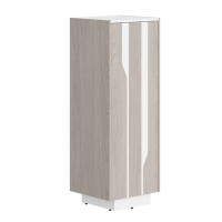 Line СФ-574201 (Дуб серый/Белый) Шкаф средний