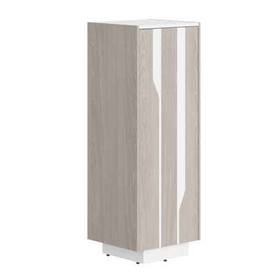 Line СФ-574201 (Дуб серый/Белый) Шкаф средний