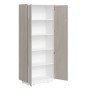 Line СФ-574204 (Дуб серый/Белый) Шкаф высокий