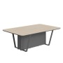 Line СФ-571722.1 (Дуб светлый/Антрацит) Стол для заседаний
