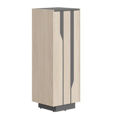 Line СФ-574201 (Дуб светлый/Антрацит) Шкаф средний