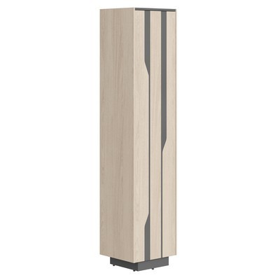 Line СФ-574203 (Дуб светлый/Антрацит) Шкаф высокий